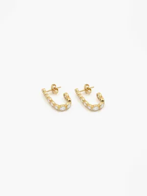 18k Gold Elegant Earrings - No. 12061