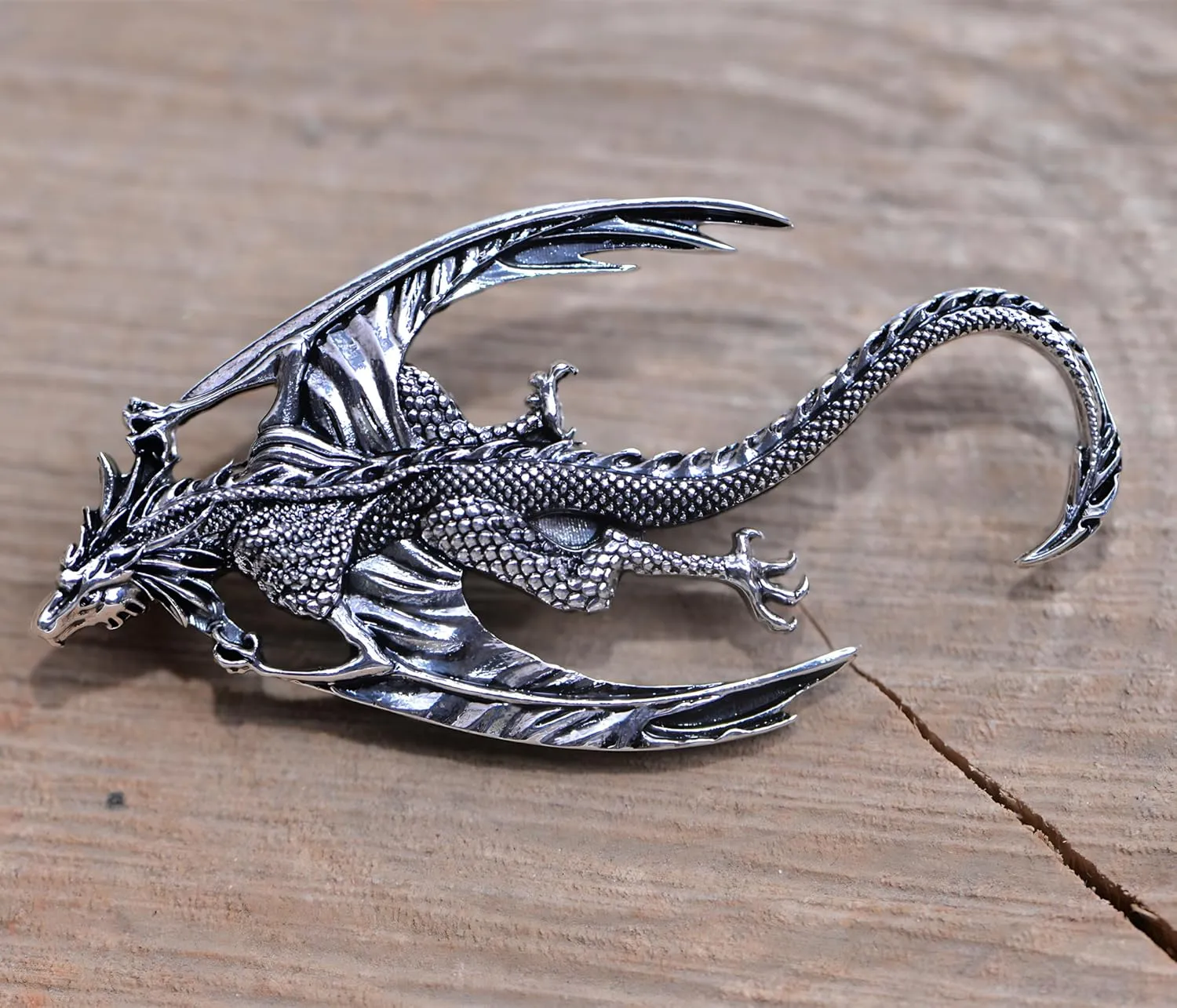 2PCS Retro Viking Brooch For Women Dragon Brooch Talisman Jewelry, Gift For Men