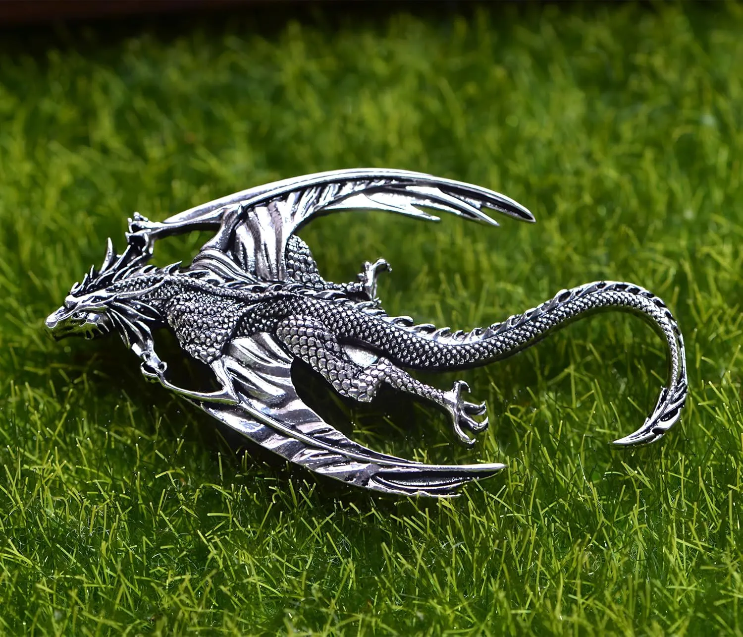 2PCS Retro Viking Brooch For Women Dragon Brooch Talisman Jewelry, Gift For Men