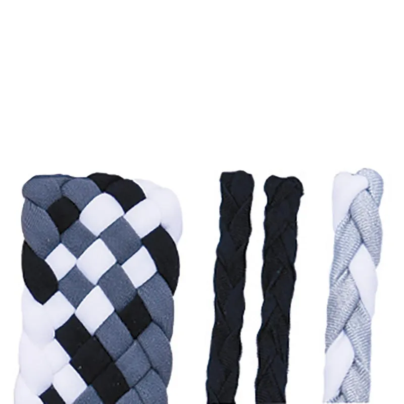 3 Pack Black In Between Variety Pack Headband | Pom Braid Hair Accessory