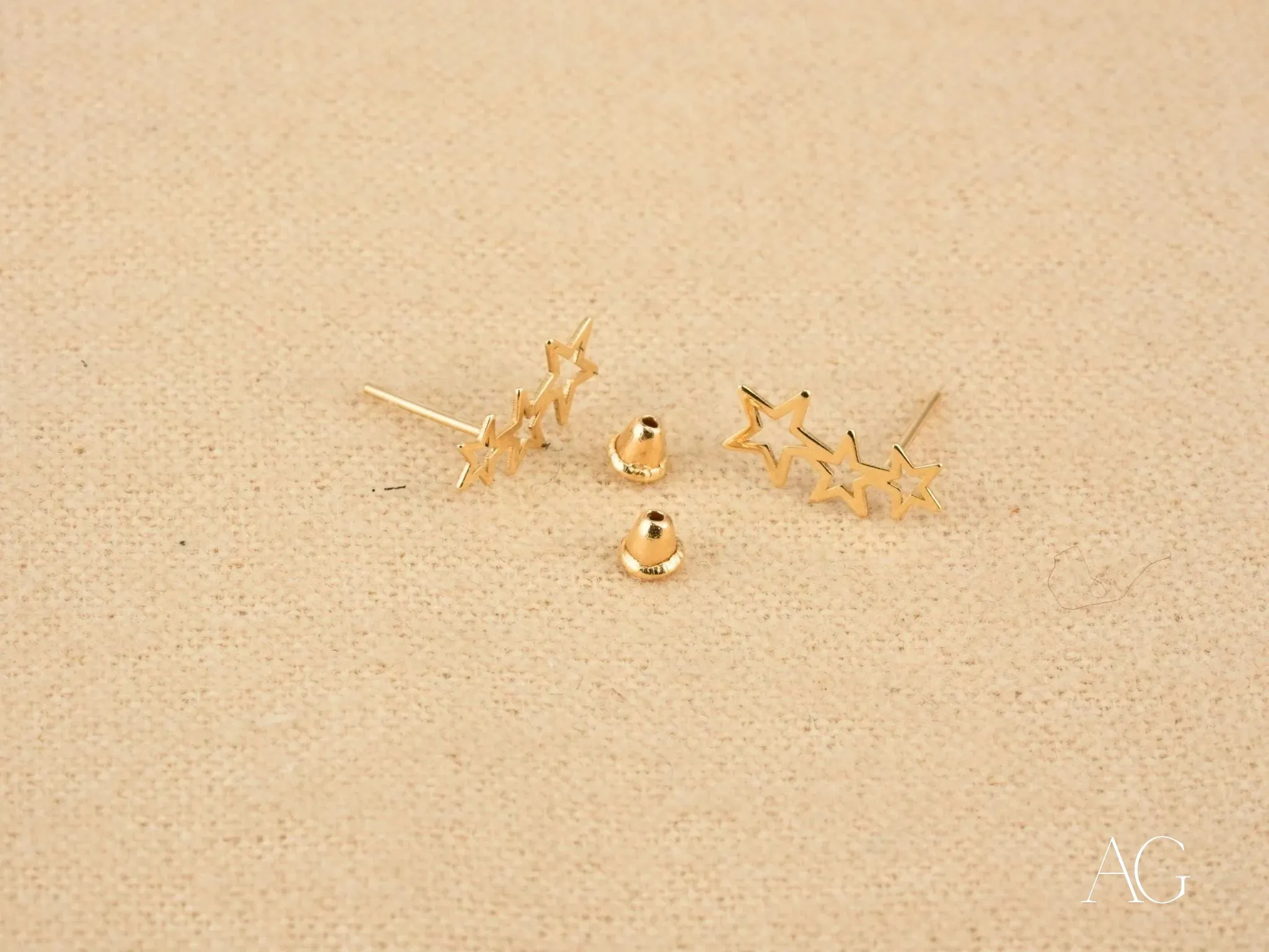 3 Stars Earrings – Delicate & Elegant