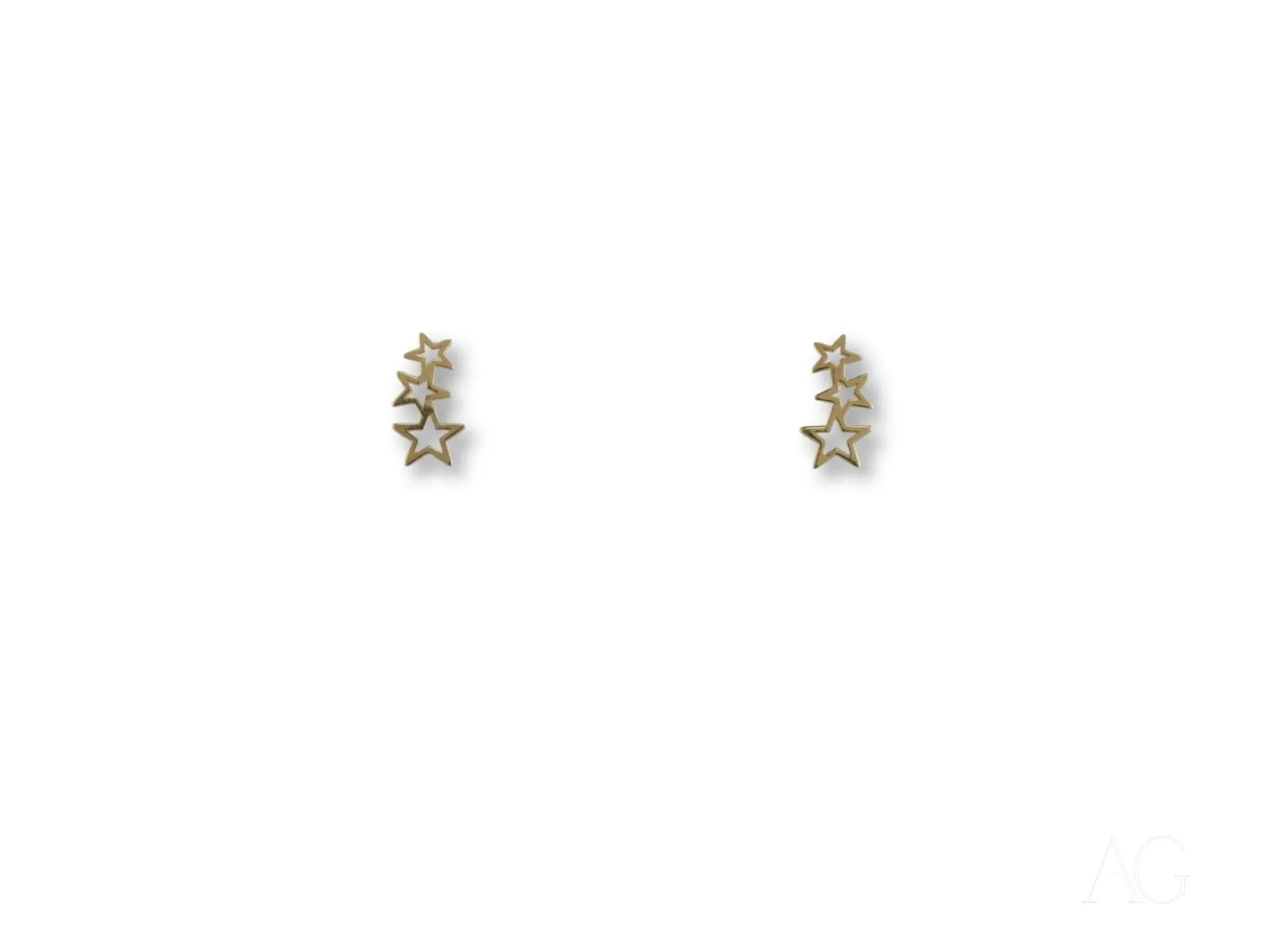 3 Stars Earrings – Delicate & Elegant