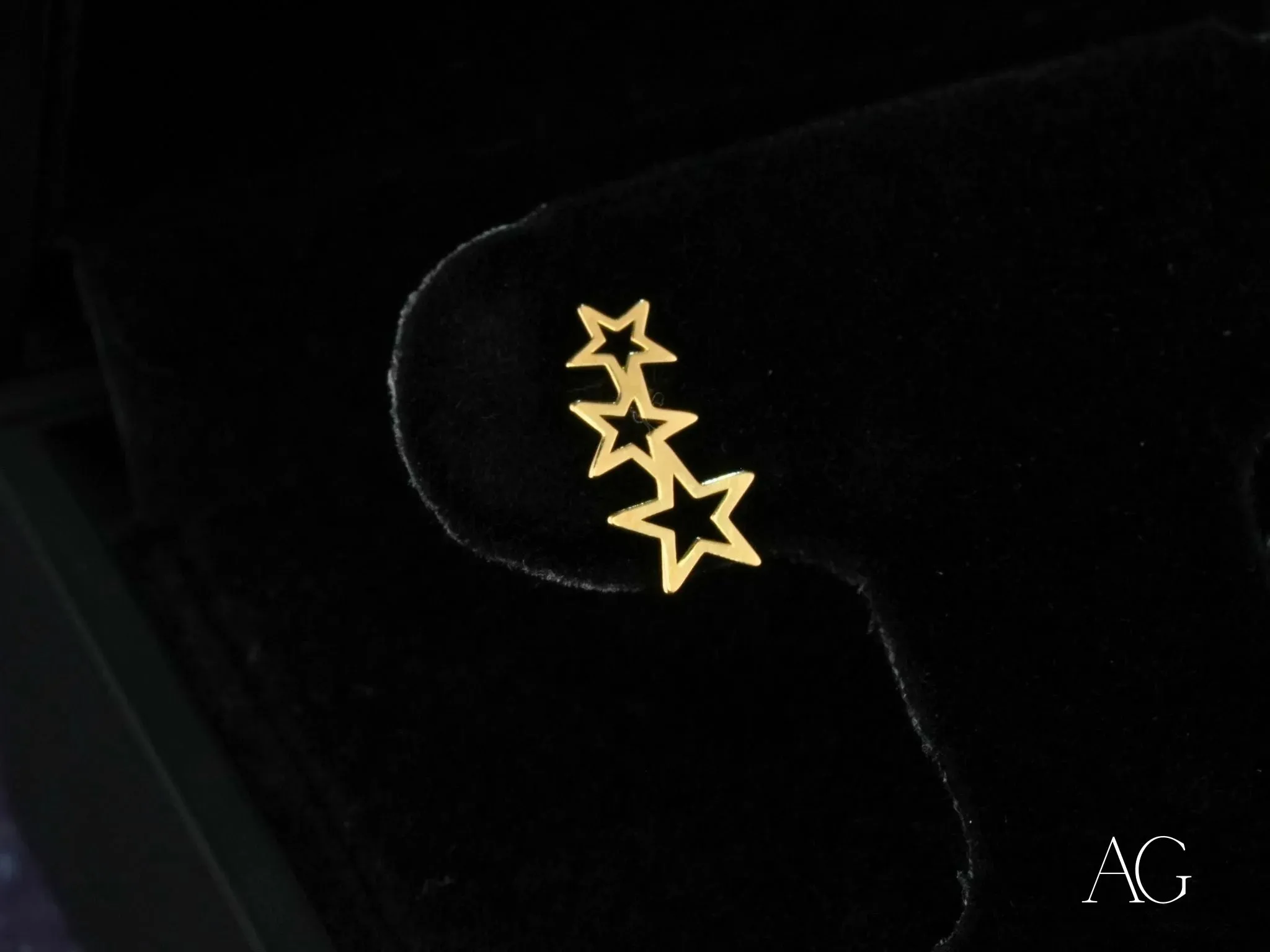 3 Stars Earrings – Delicate & Elegant