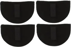 4Pcs Shoulder Pads Sewing Set Durable Washable Sponge Shoulder for Women Blazer Suit Coat Jacket Comfortable Fit Easy to Attach Sewing Accessories