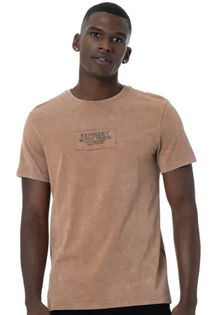 Acid Wash T-Shirt _ 147298 _ Brown