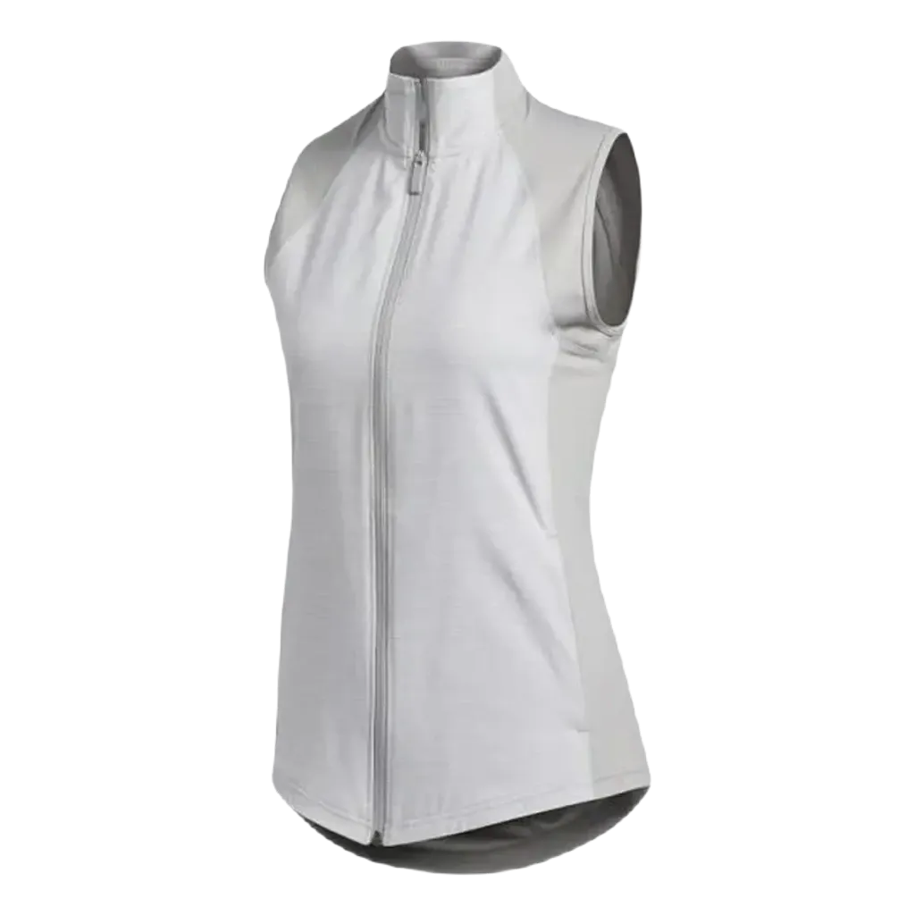 Adidas Ladies Full Zip Vest - Grey