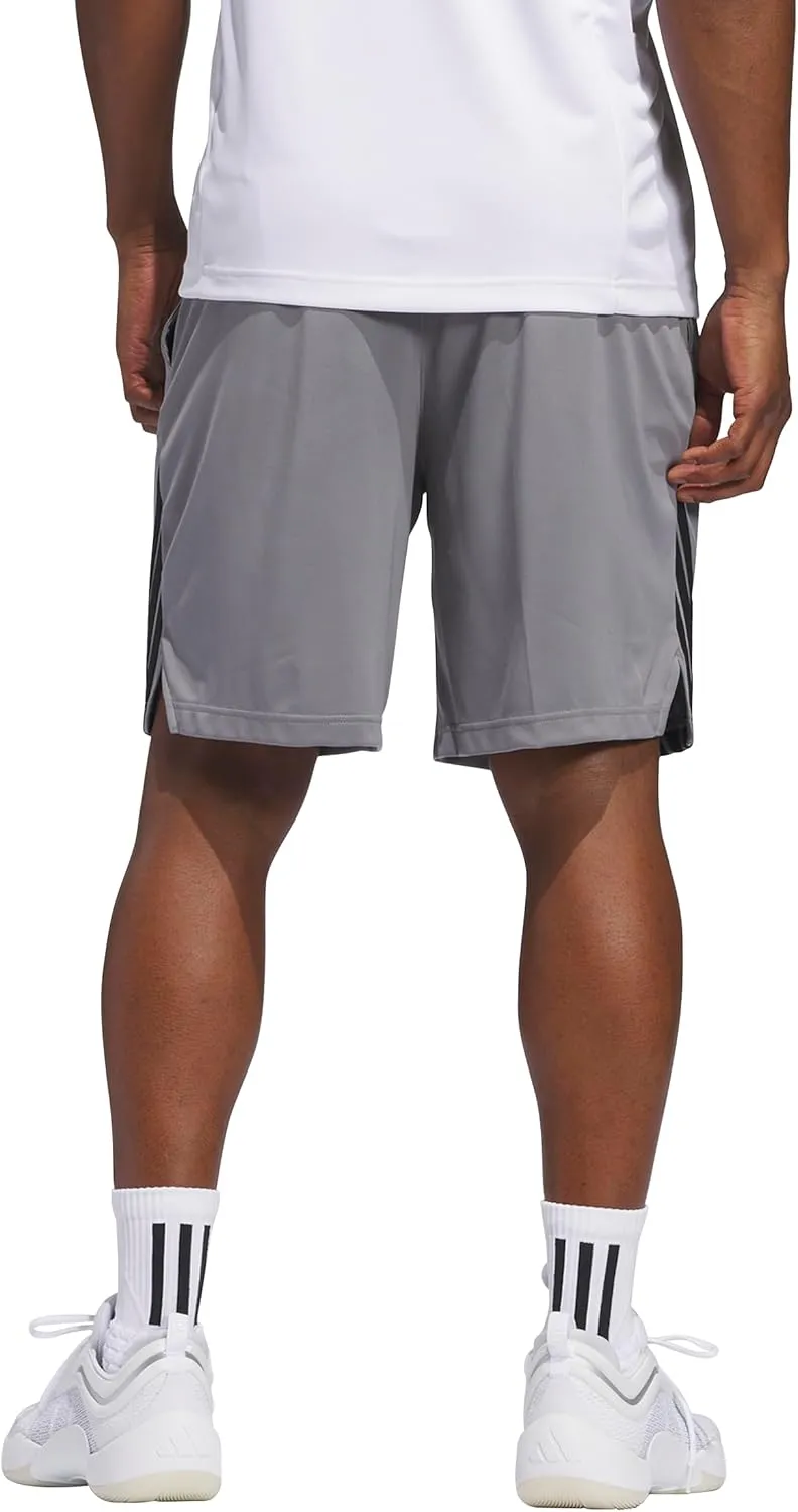 adidas Men's Basketball Legends 3-Stripes Shorts