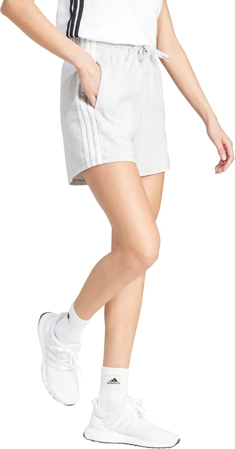 adidas Women's Essentials 3-Stripes Cotton Shorts
