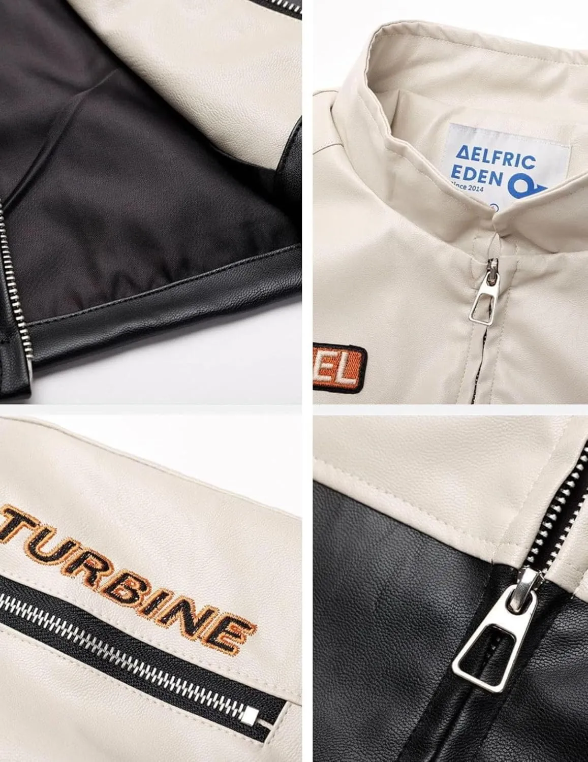 Aelfric Eden Jackets Racer Racket Vintage Graphic Baseball Oversized Jacket Coats Streetwear Casual Comfy Soft Warm Coats