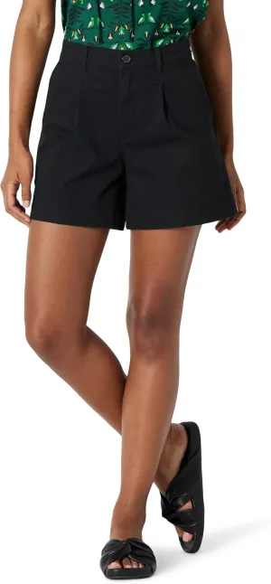 Amazon Essentials Women's High-Rise Relaxed-Fit Elastic Back Short