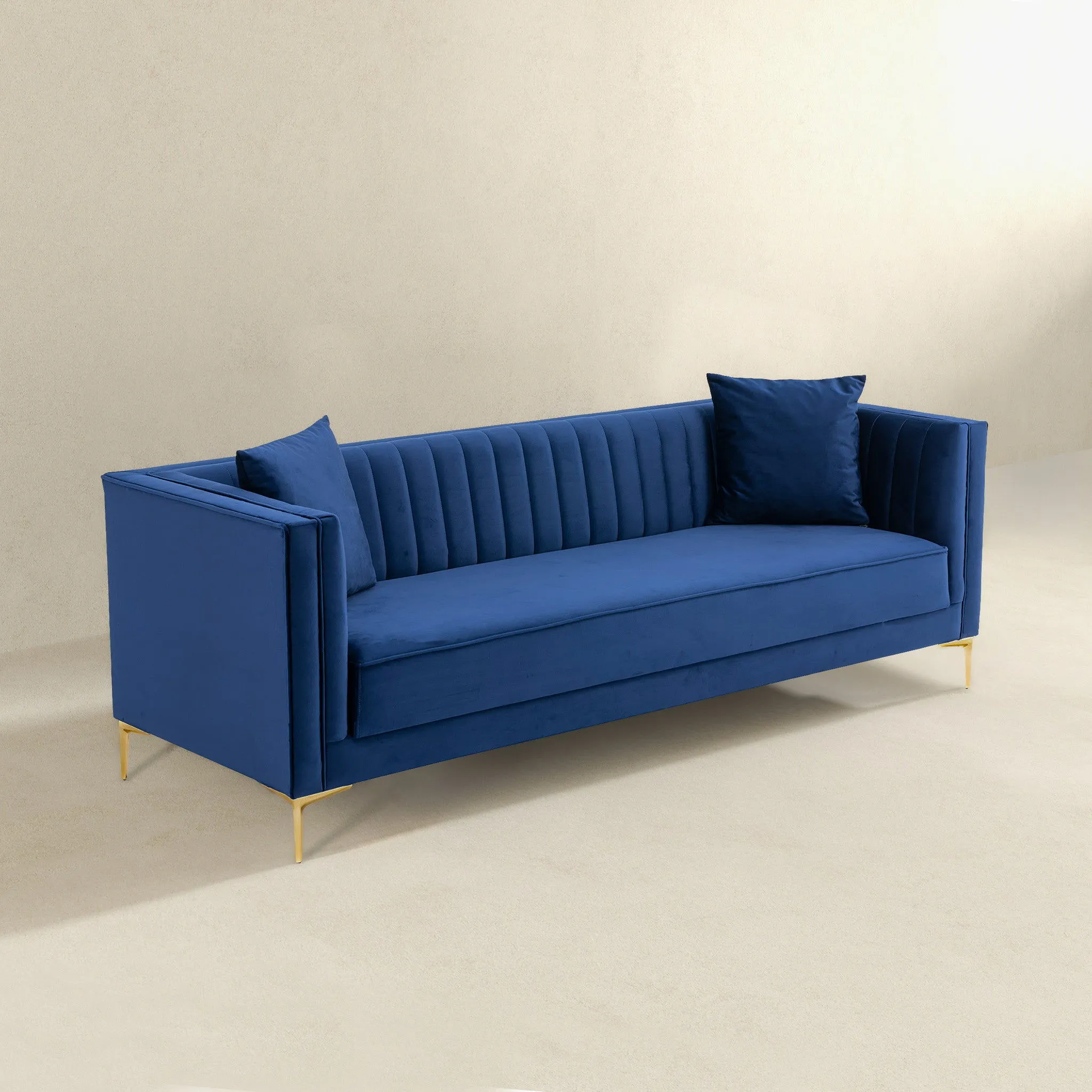 Angelina - Modern Channel Tufted Sofa by Couch.com