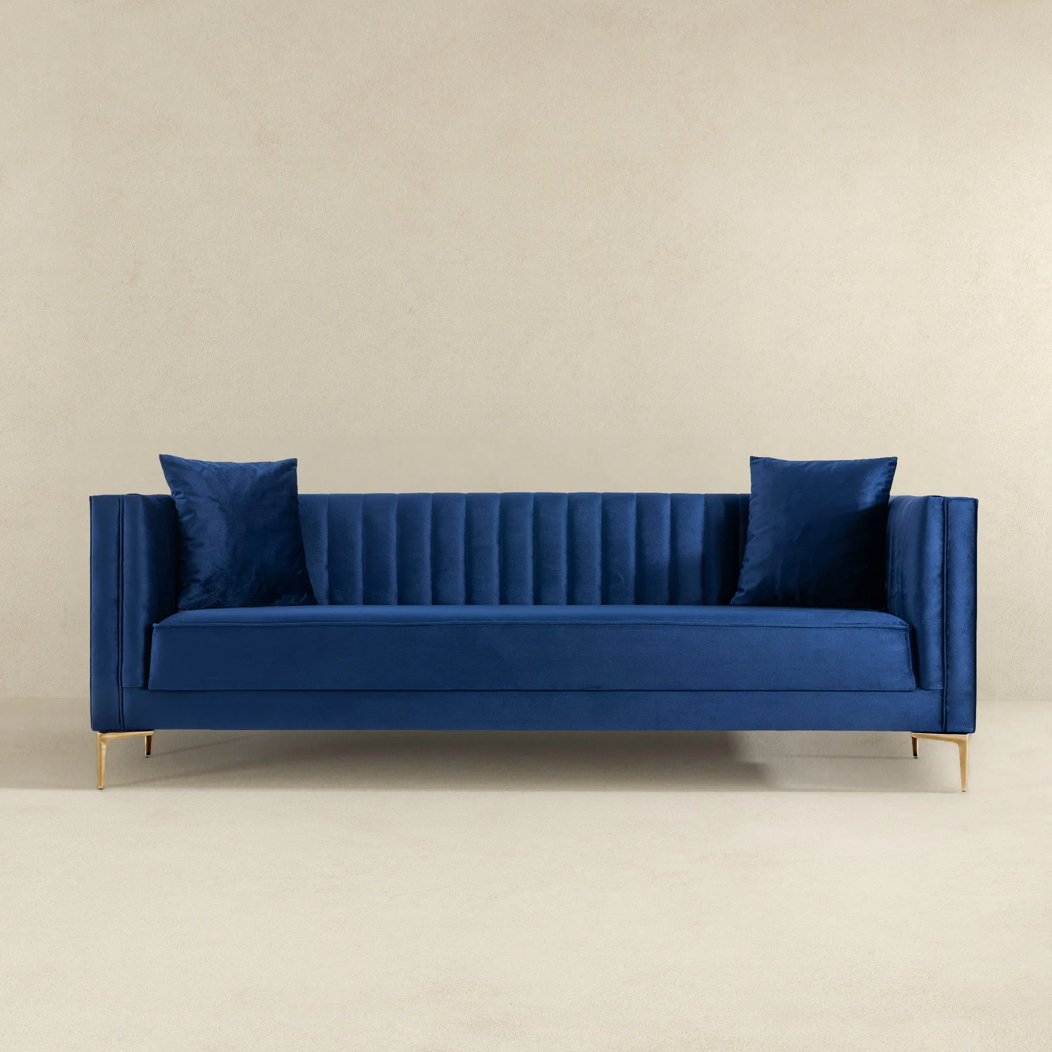 Angelina - Modern Channel Tufted Sofa by Couch.com