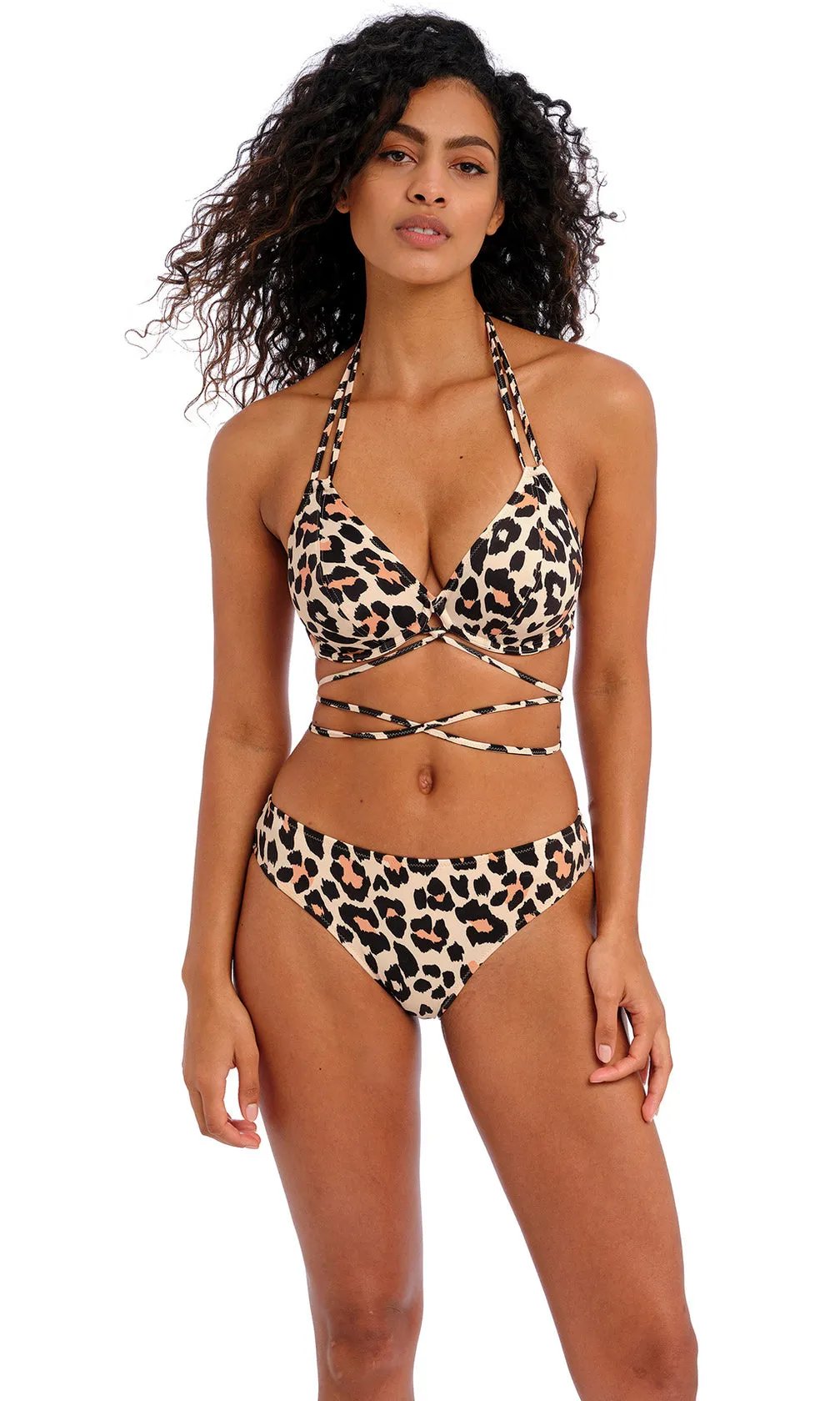 Animal Instinct Natural UW Halter Bikini Top