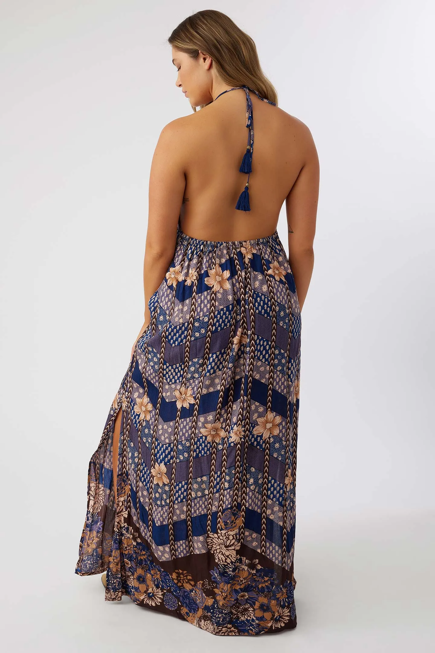 ANNALISA HALTER MAXI DRESS