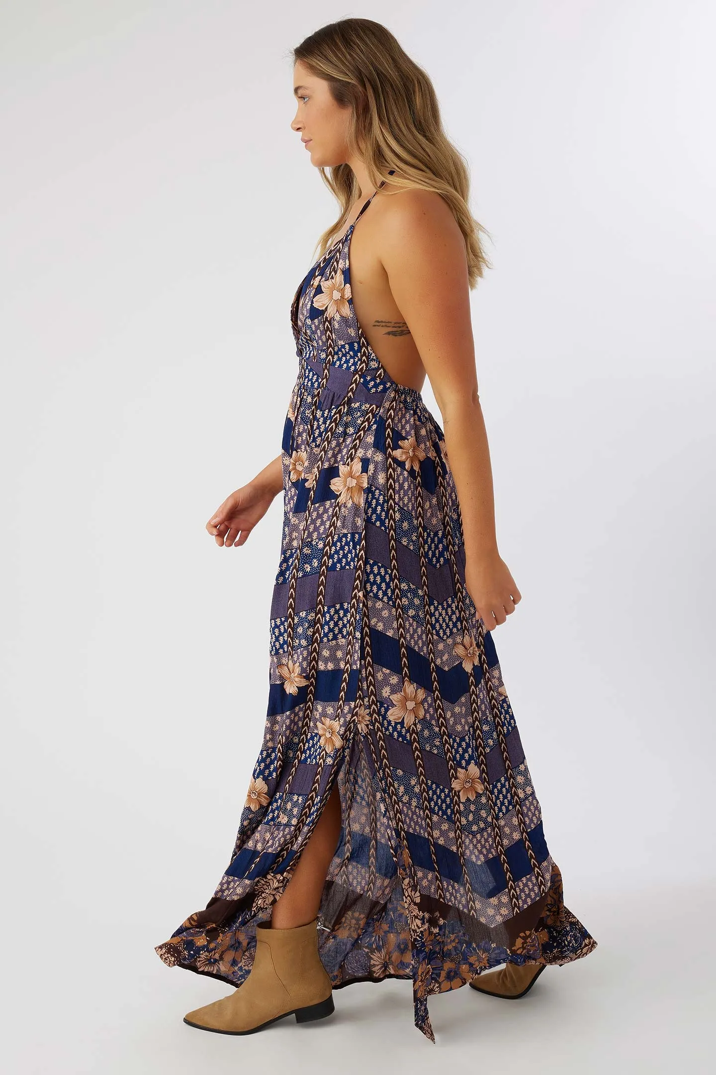 ANNALISA HALTER MAXI DRESS