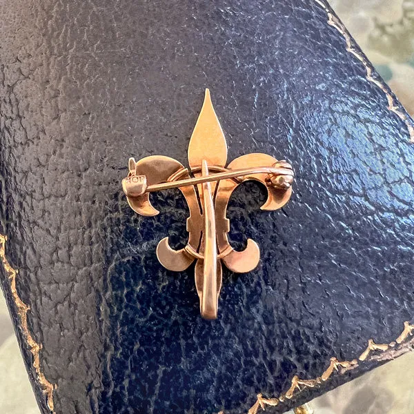 Antique Fleur de Lis Pin