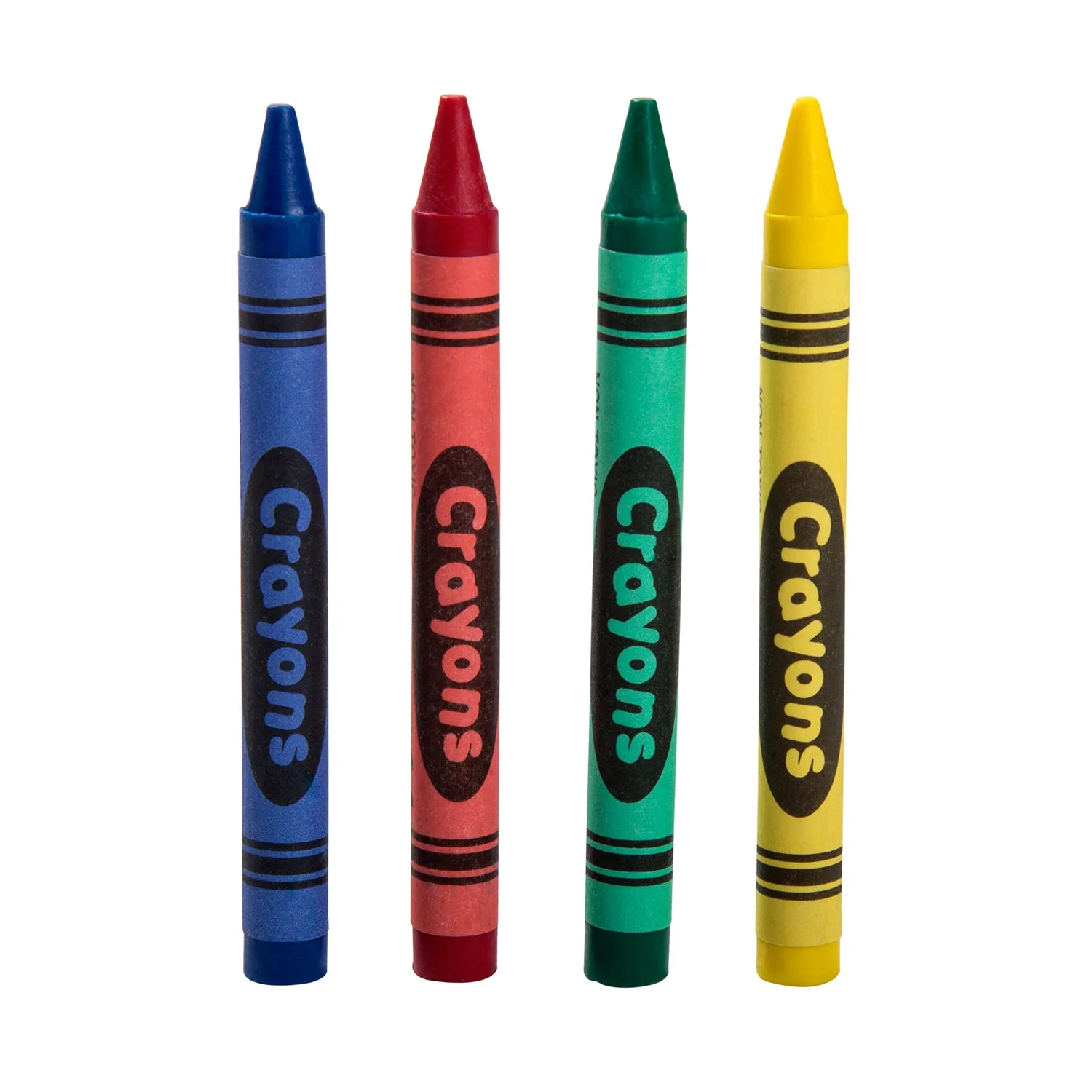 Assorted Color 2-Pack Cello Wrapped Crayons, Case of 1,000