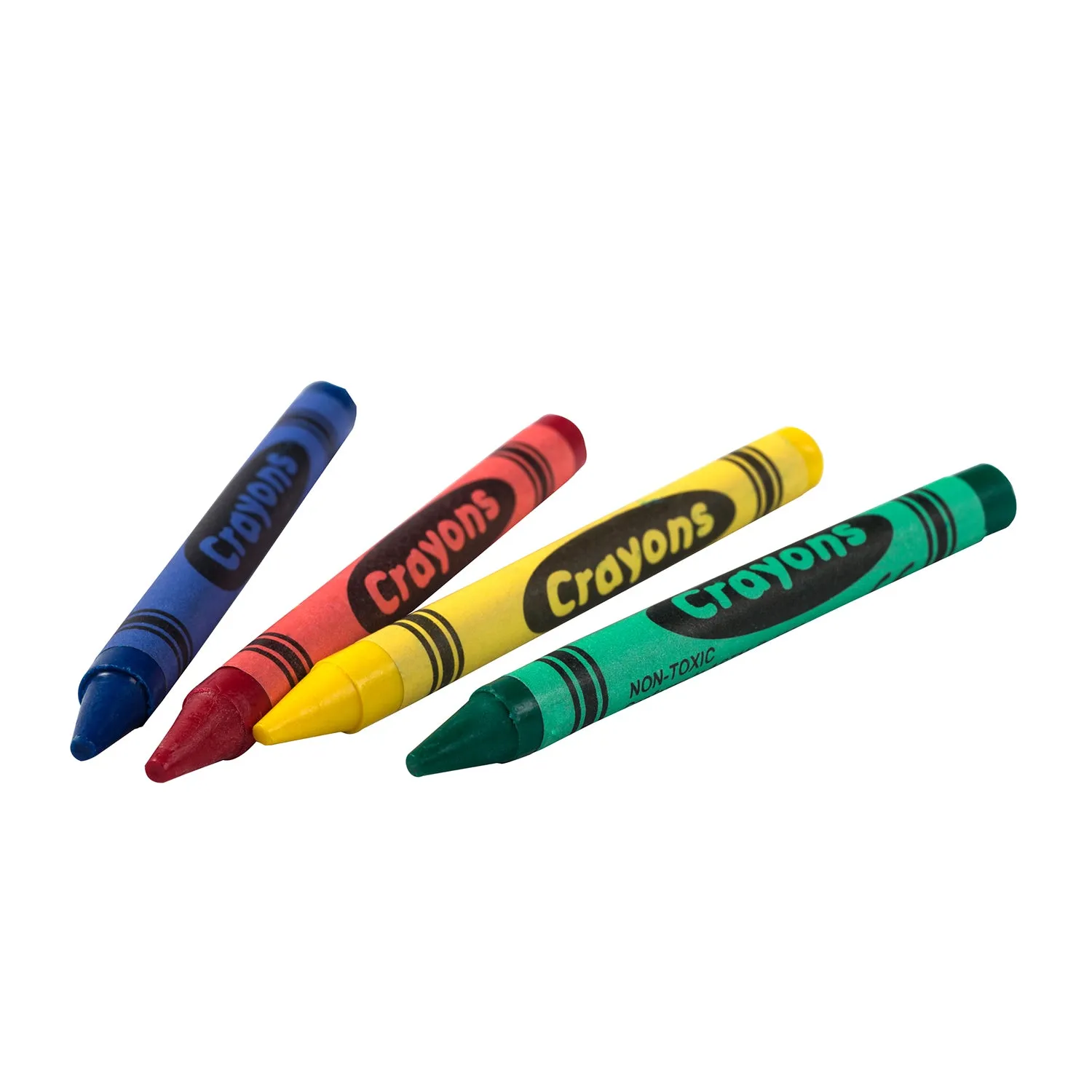 Assorted Color 2-Pack Cello Wrapped Crayons, Case of 1,000