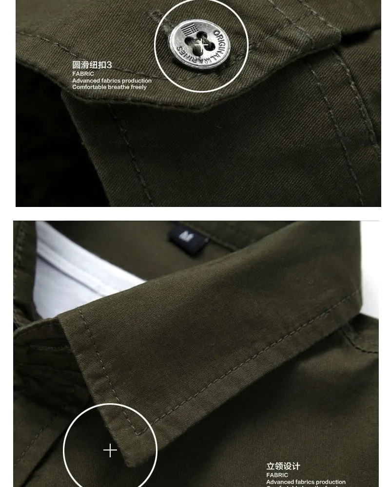 Aviator PatchLong Sleeve Button Up