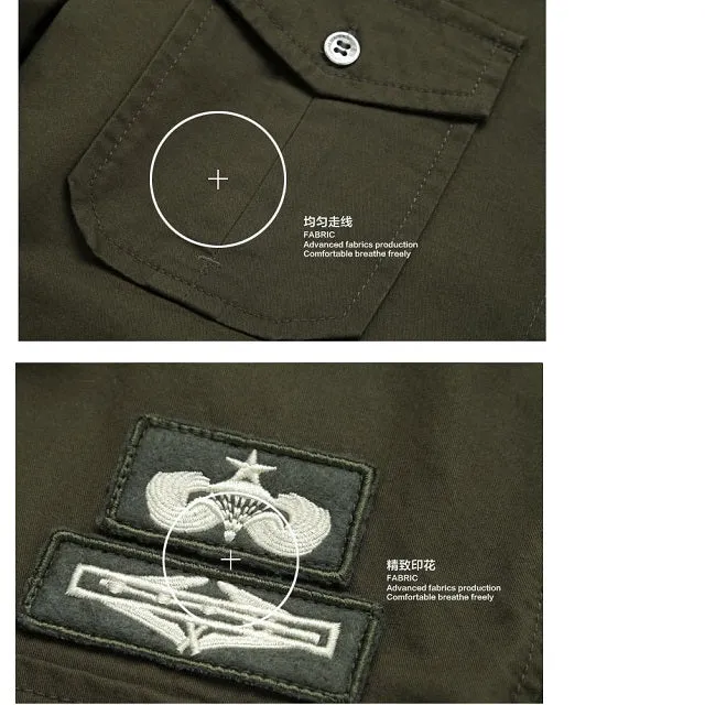 Aviator PatchLong Sleeve Button Up