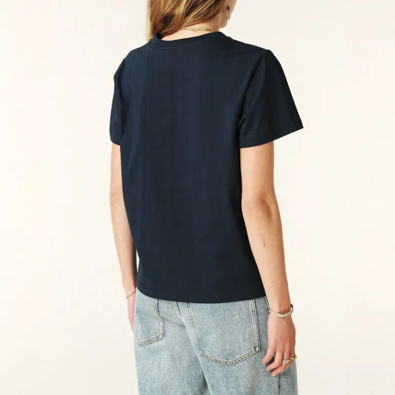 Ba&sh Ioni Logo T-shirt In Navy