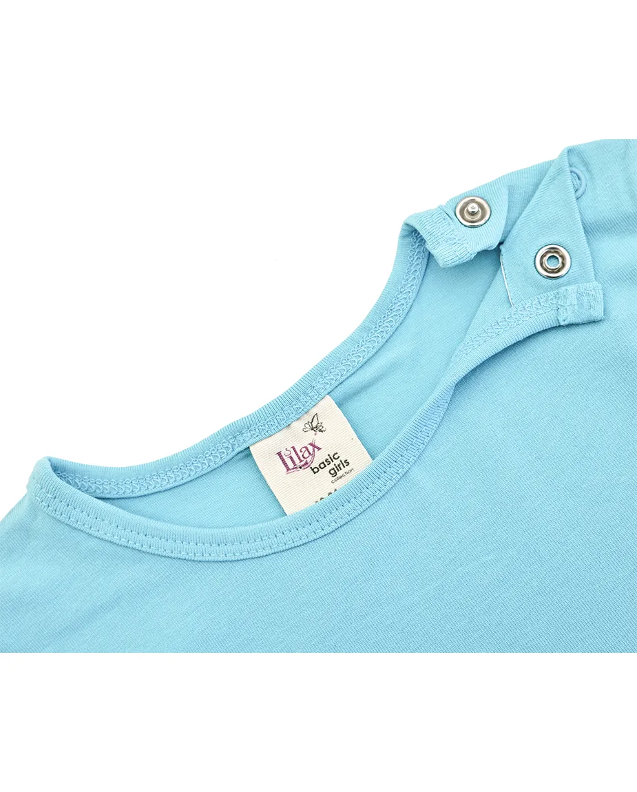 Baby Cotton Long Sleeve Basic Crewneck T-Shirt