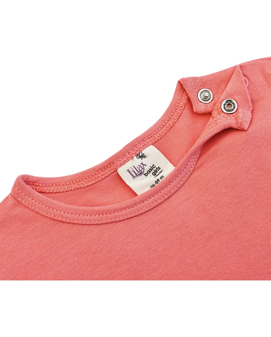 Baby Cotton Long Sleeve Basic Crewneck T-Shirt