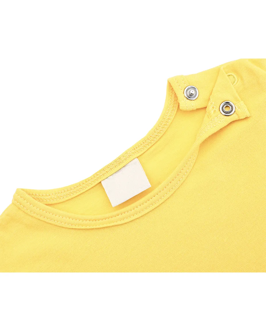 Baby Cotton Long Sleeve Basic Crewneck T-Shirt