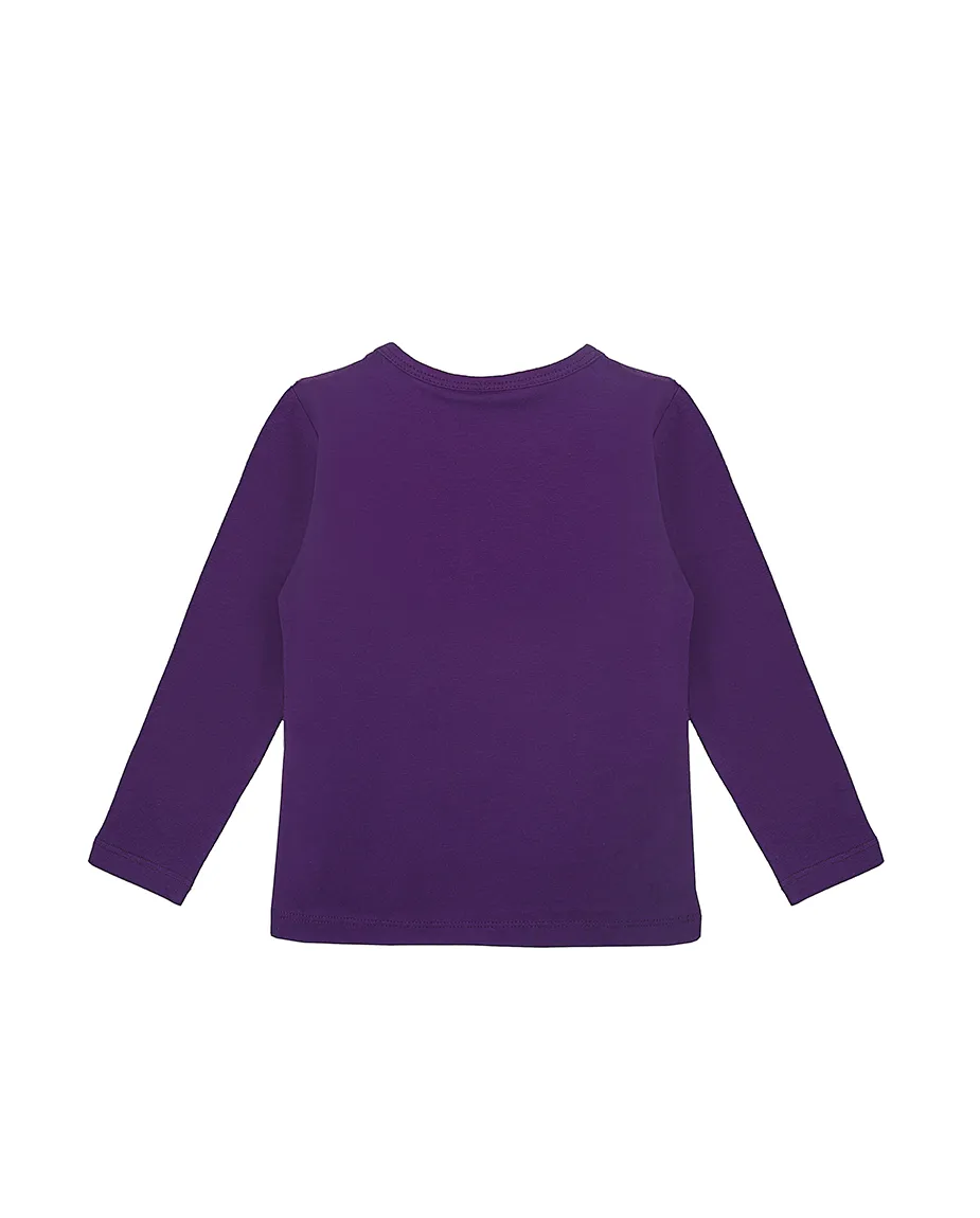 Baby Cotton Long Sleeve Basic Crewneck T-Shirt