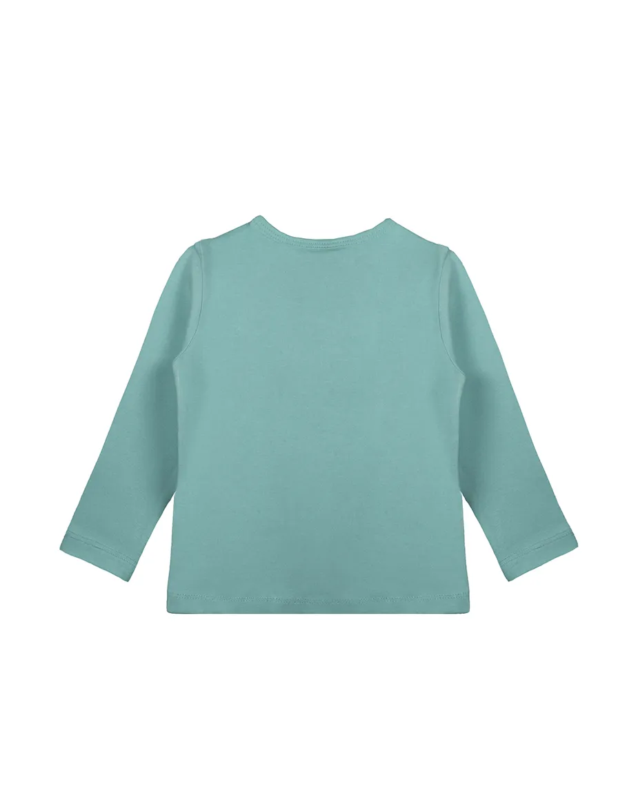 Baby Cotton Long Sleeve Basic Crewneck T-Shirt