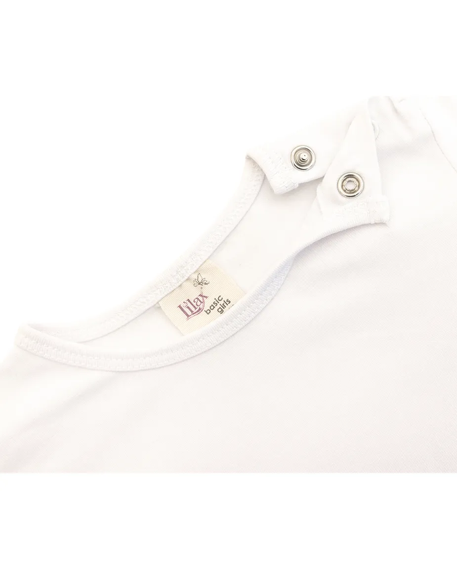Baby Cotton Long Sleeve Basic Crewneck T-Shirt
