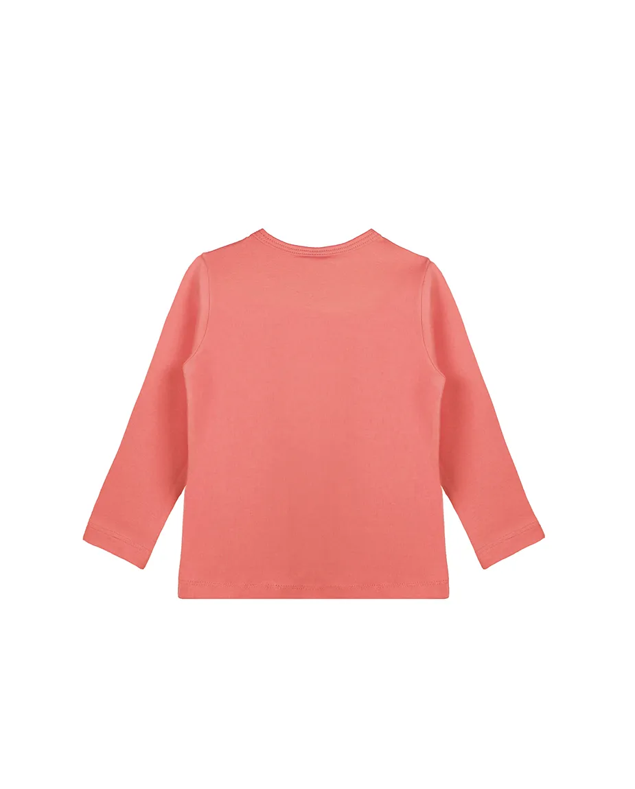Baby Cotton Long Sleeve Basic Crewneck T-Shirt