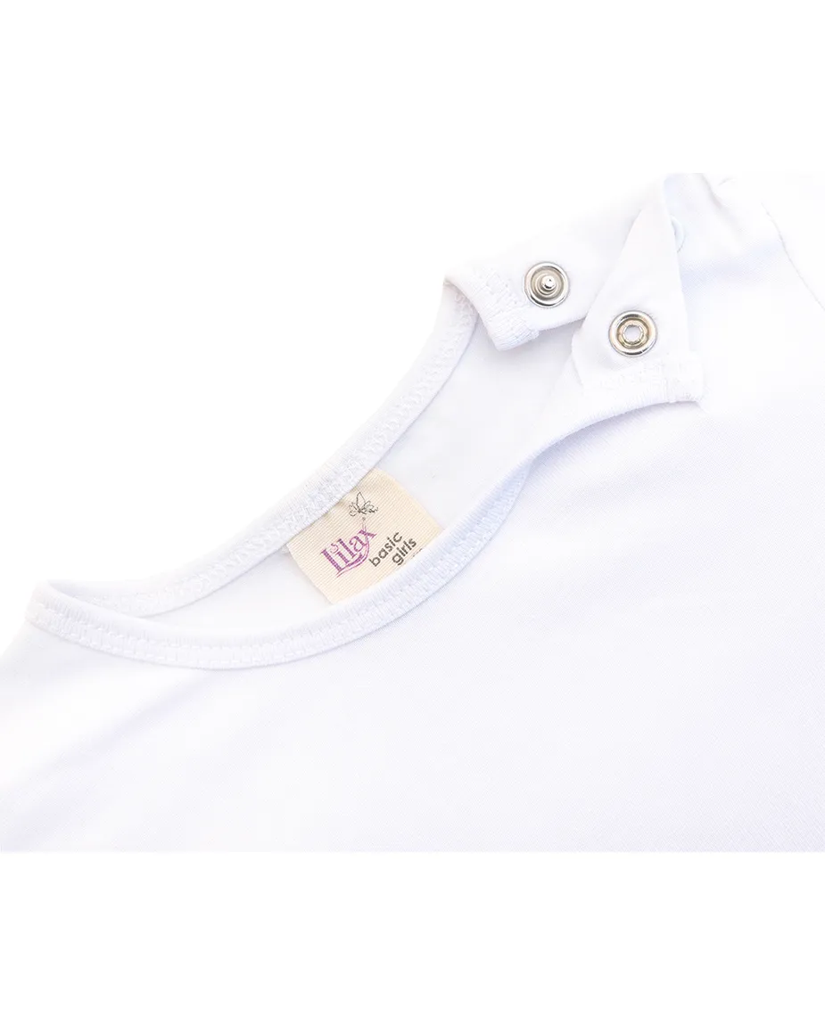 Baby Cotton Long Sleeve Basic Crewneck T-Shirt