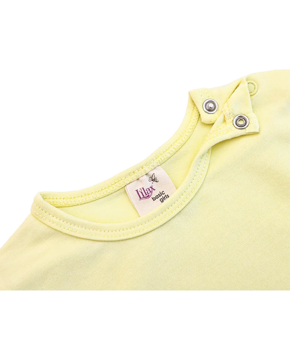 Baby Cotton Long Sleeve Basic Crewneck T-Shirt