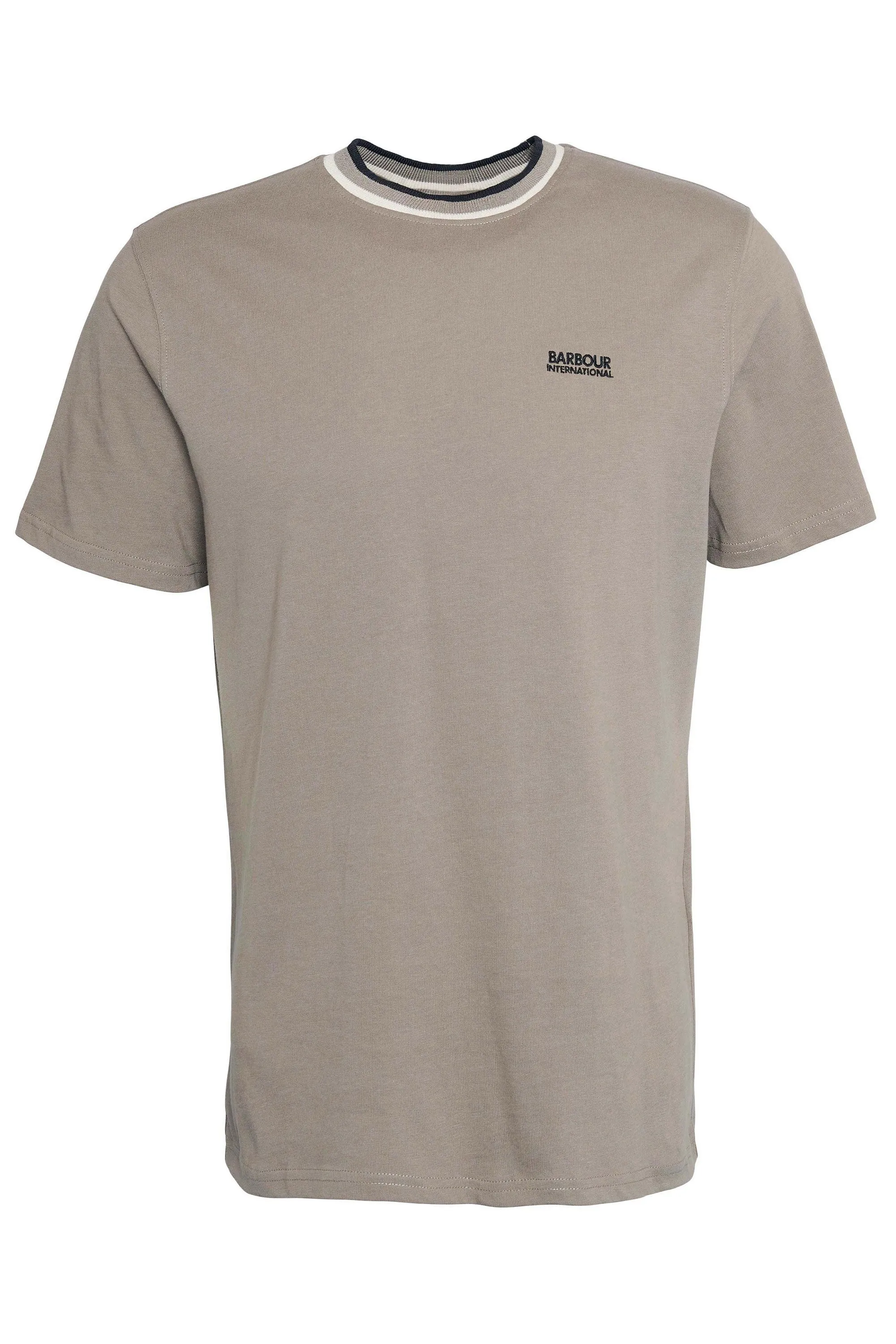 Barbour International Buxton Tipped T-shirt Brindle