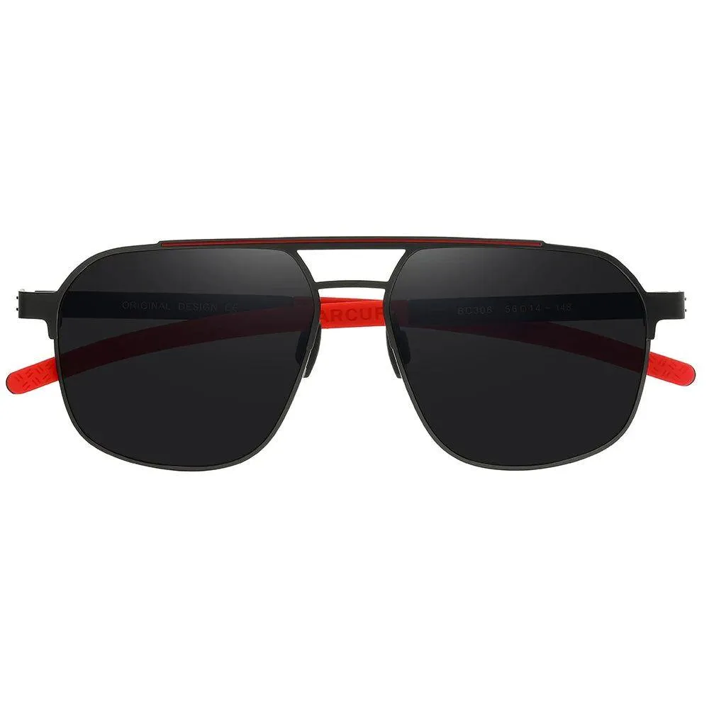 Barcur Women's Stylish Polarized Square Sunglasses with UV400 Protection