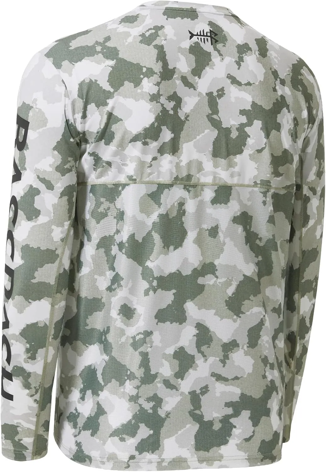 BASSDASH Mens Camo Fishing Shirts UPF 50  Long Sleeve Quick Dry Lightweight T-Shirts for Outdoor Hiking Kayaking FS37M
