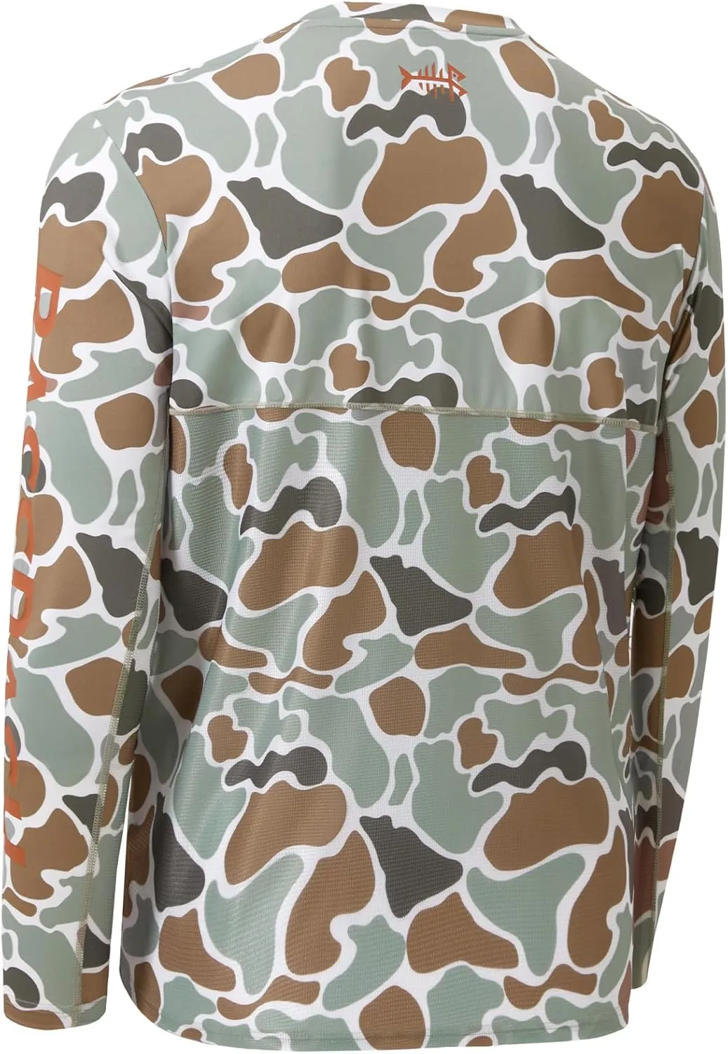 BASSDASH Mens Camo Fishing Shirts UPF 50  Long Sleeve Quick Dry Lightweight T-Shirts for Outdoor Hiking Kayaking FS37M