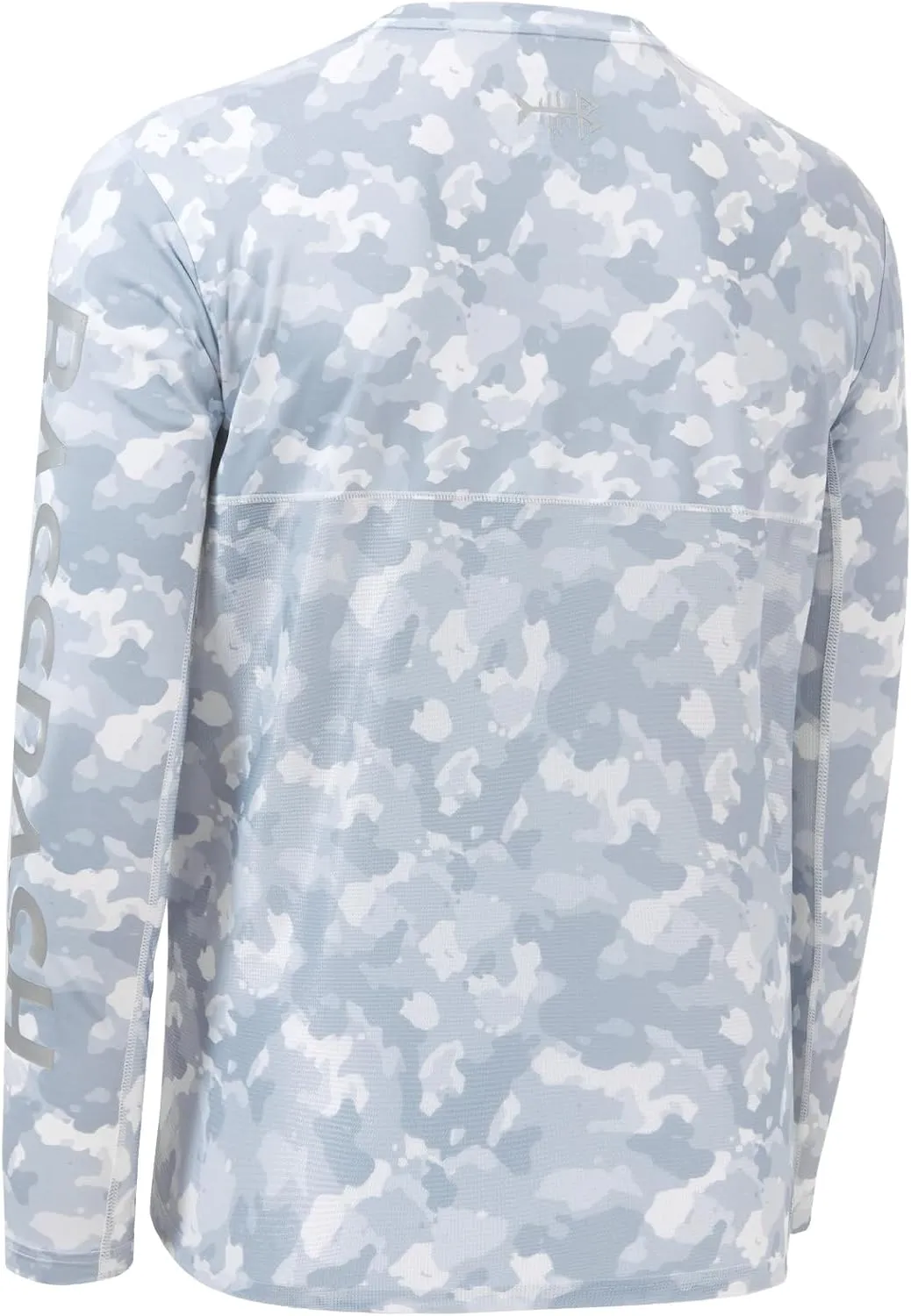 BASSDASH Mens Camo Fishing Shirts UPF 50  Long Sleeve Quick Dry Lightweight T-Shirts for Outdoor Hiking Kayaking FS37M