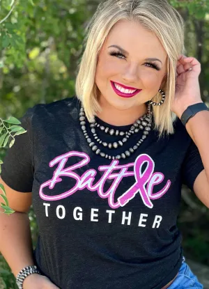 Battle Together Tee in Charcoal Black by Texas True