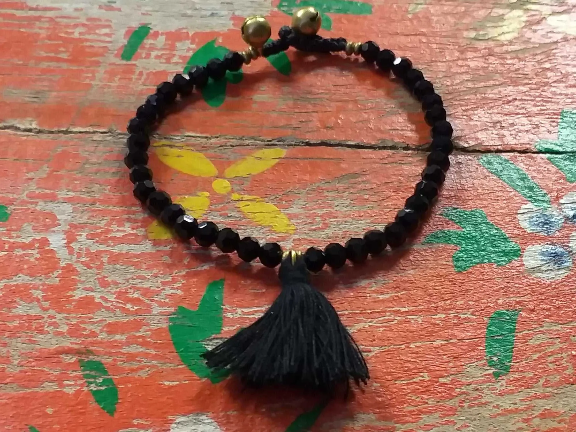 Bead and Tassel Bracelet