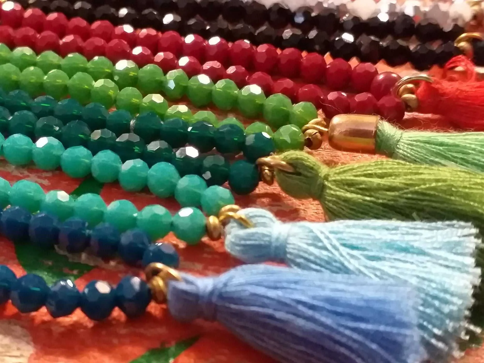 Bead and Tassel Bracelet