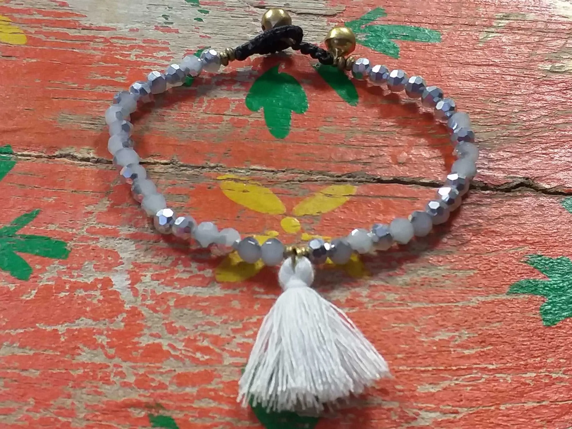 Bead and Tassel Bracelet