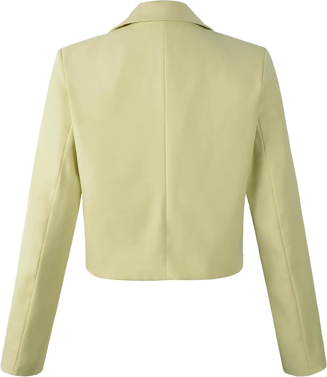Beninos Womens Casual Blazers Open Front Cropped Blazer Jacket