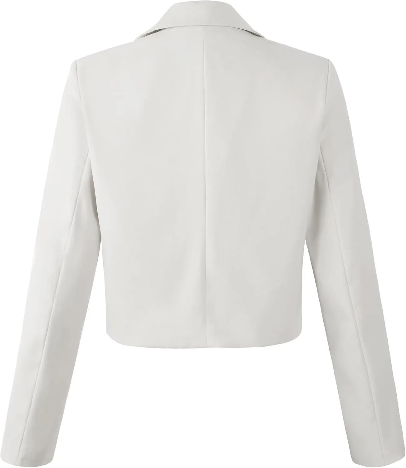 Beninos Womens Casual Blazers Open Front Cropped Blazer Jacket