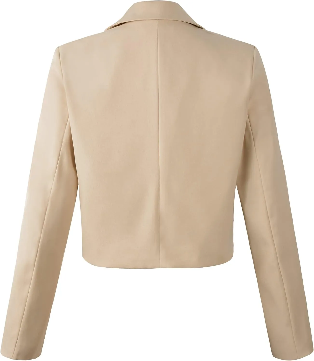 Beninos Womens Casual Blazers Open Front Cropped Blazer Jacket