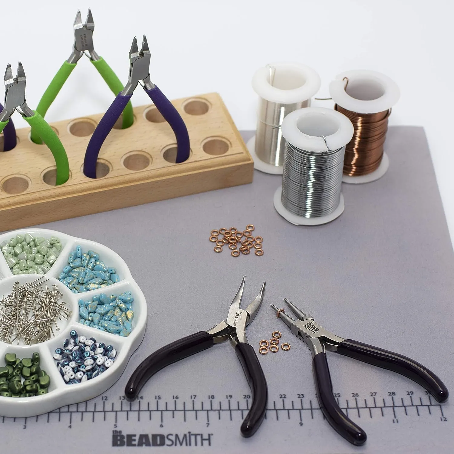Bent Chain-Nose Pliers for Crafting and Repair, Jewelry Making Supplies