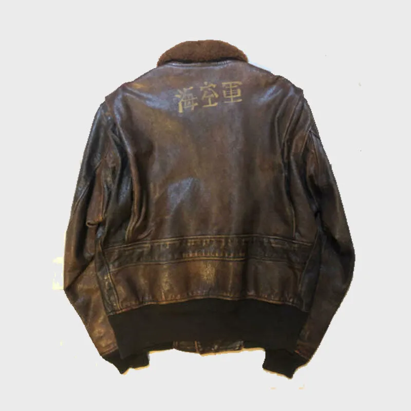 Best Looking Vintage G-1 Pilot Leather Jacket For Mens
