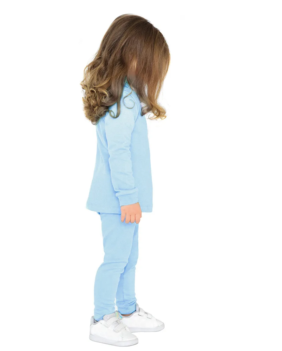 Big Girl Cotton Long Sleeve Solid Turtleneck T-Shirt