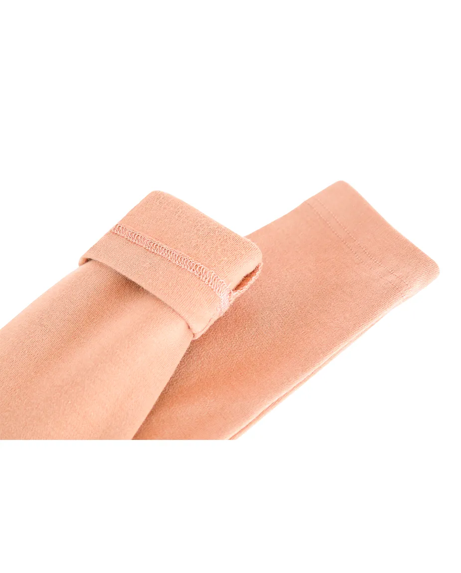 Big Girl Cotton Long Sleeve Solid Turtleneck T-Shirt